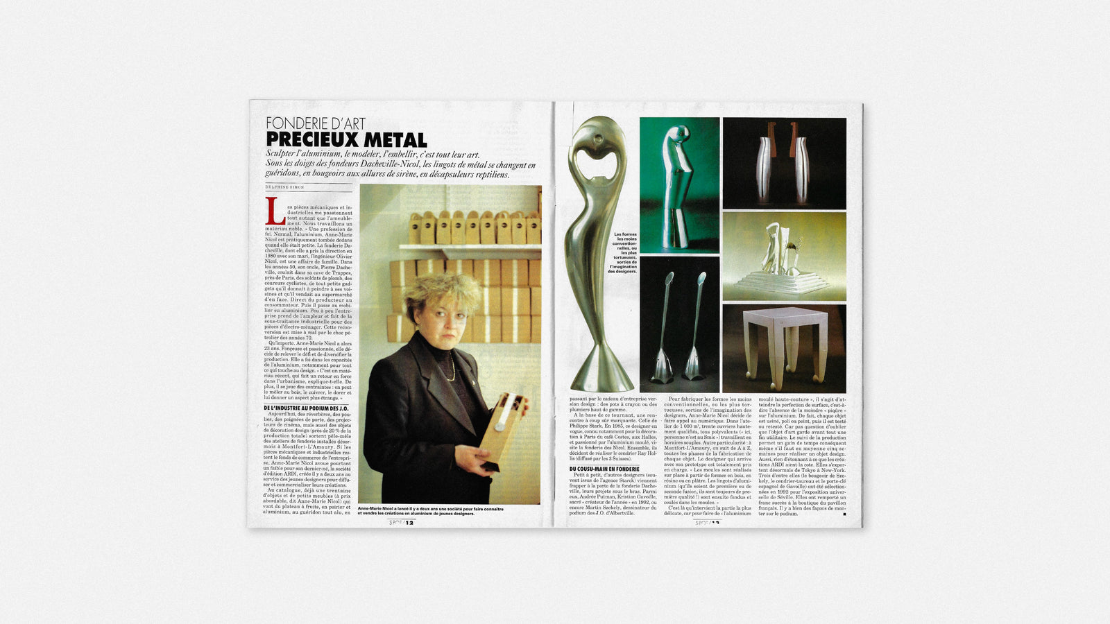 Archive retrouvée du magazine SPOT, parue dans les années 1990.